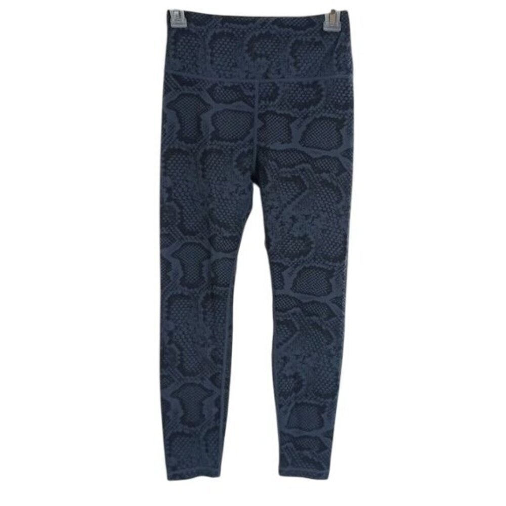 ALLFENIX Womens Snake Print Leggings Gray Black Activewear Yoga Pants S